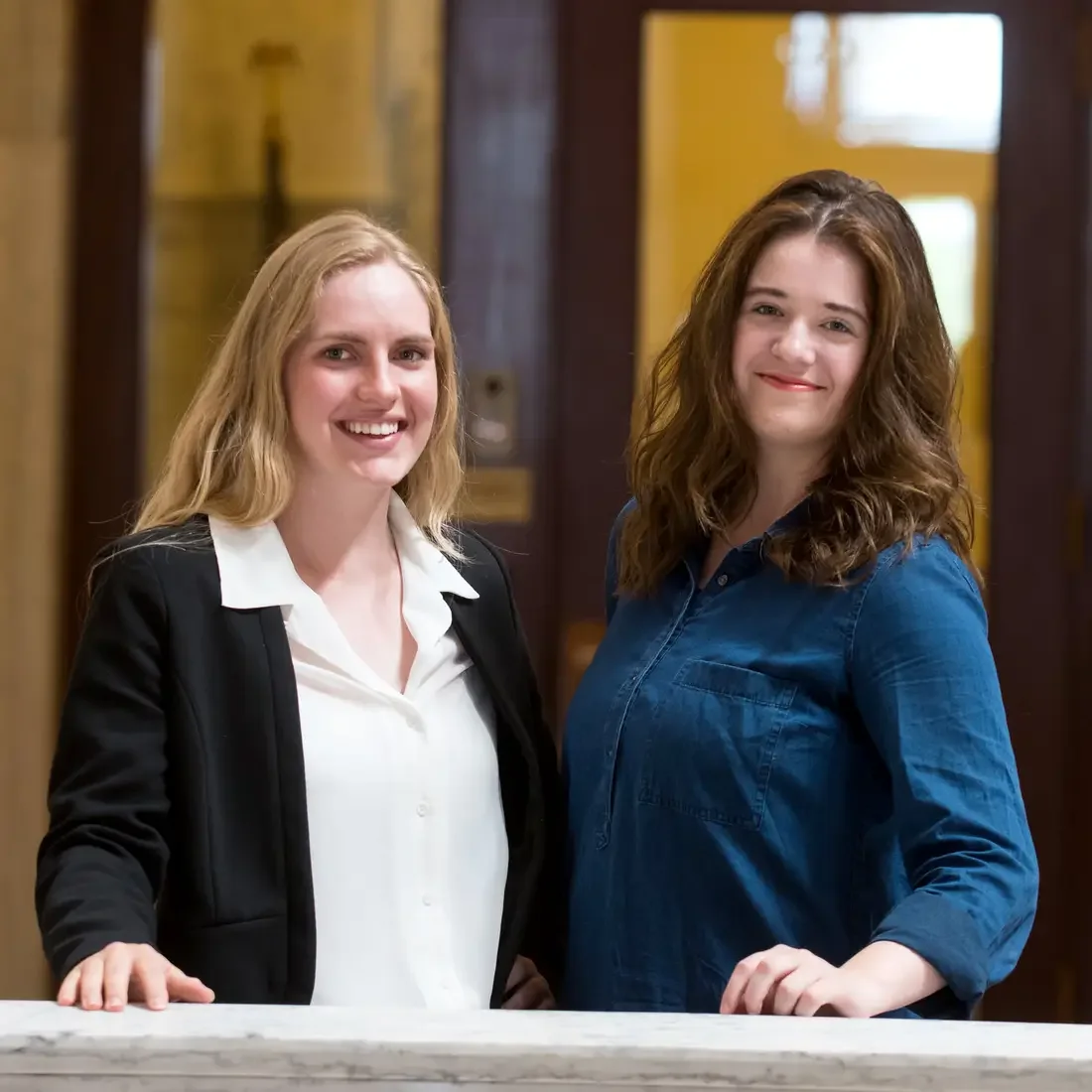 CWI students, C’line Duff and Eliza Walton, participated in New Leadership Idaho in July. 