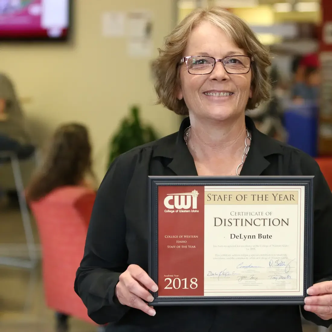 Congratulate 2018 Staff of the Year, DeLynn Bute