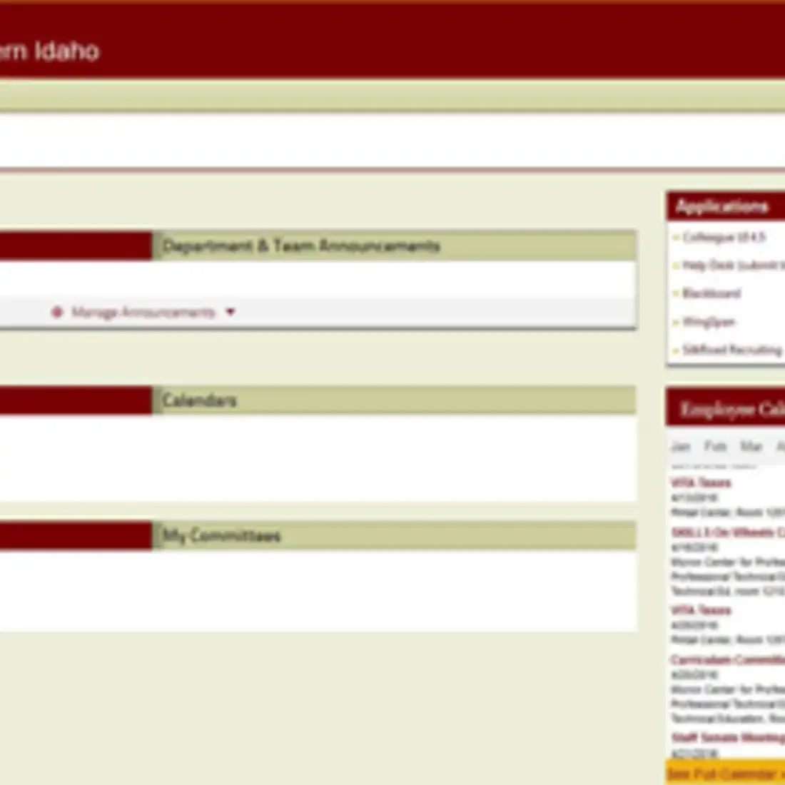 Employeecalendar online