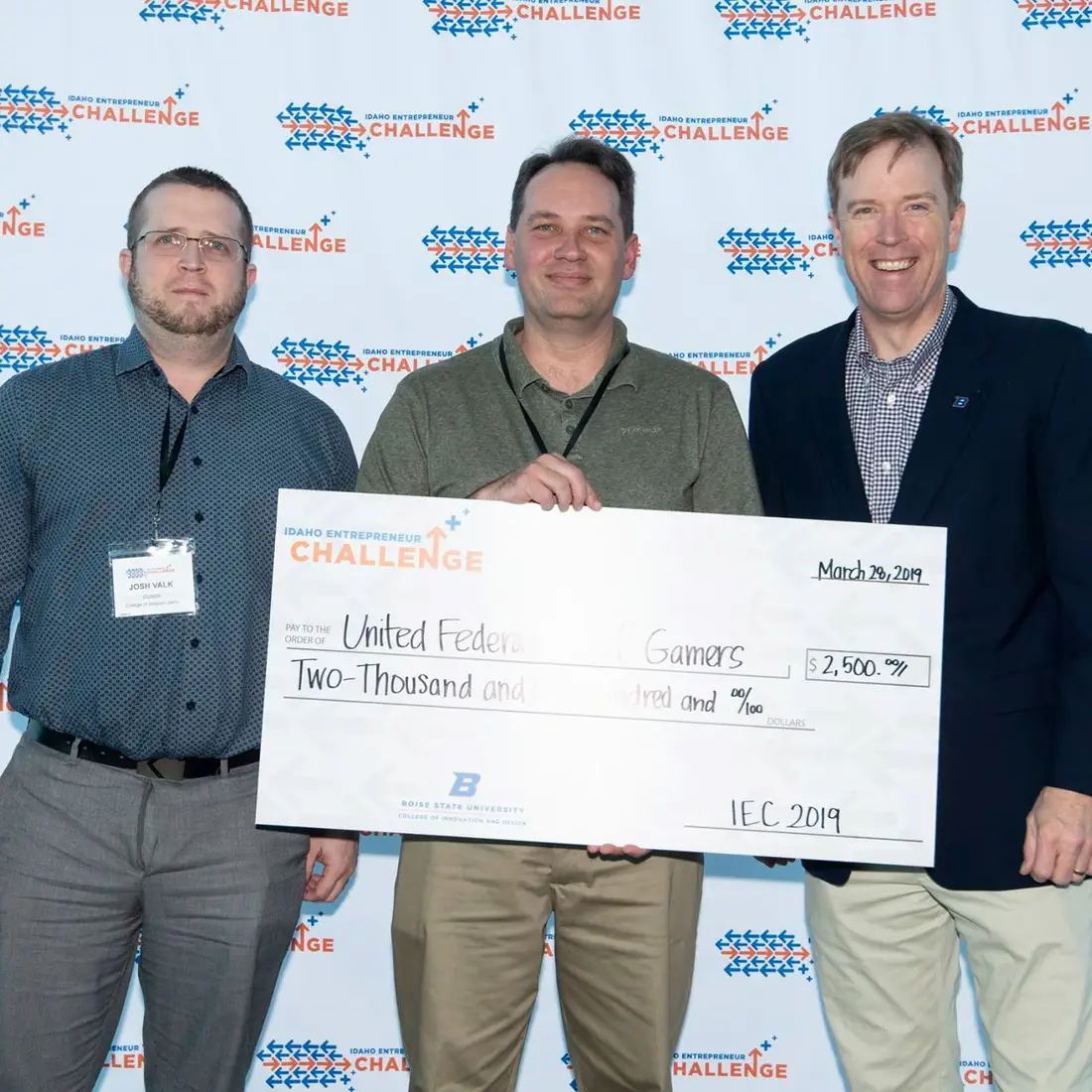 CWI student, Wayne Ebenroth, and his team win $2,500 for their business idea at Idaho Entreprenuer Challenge