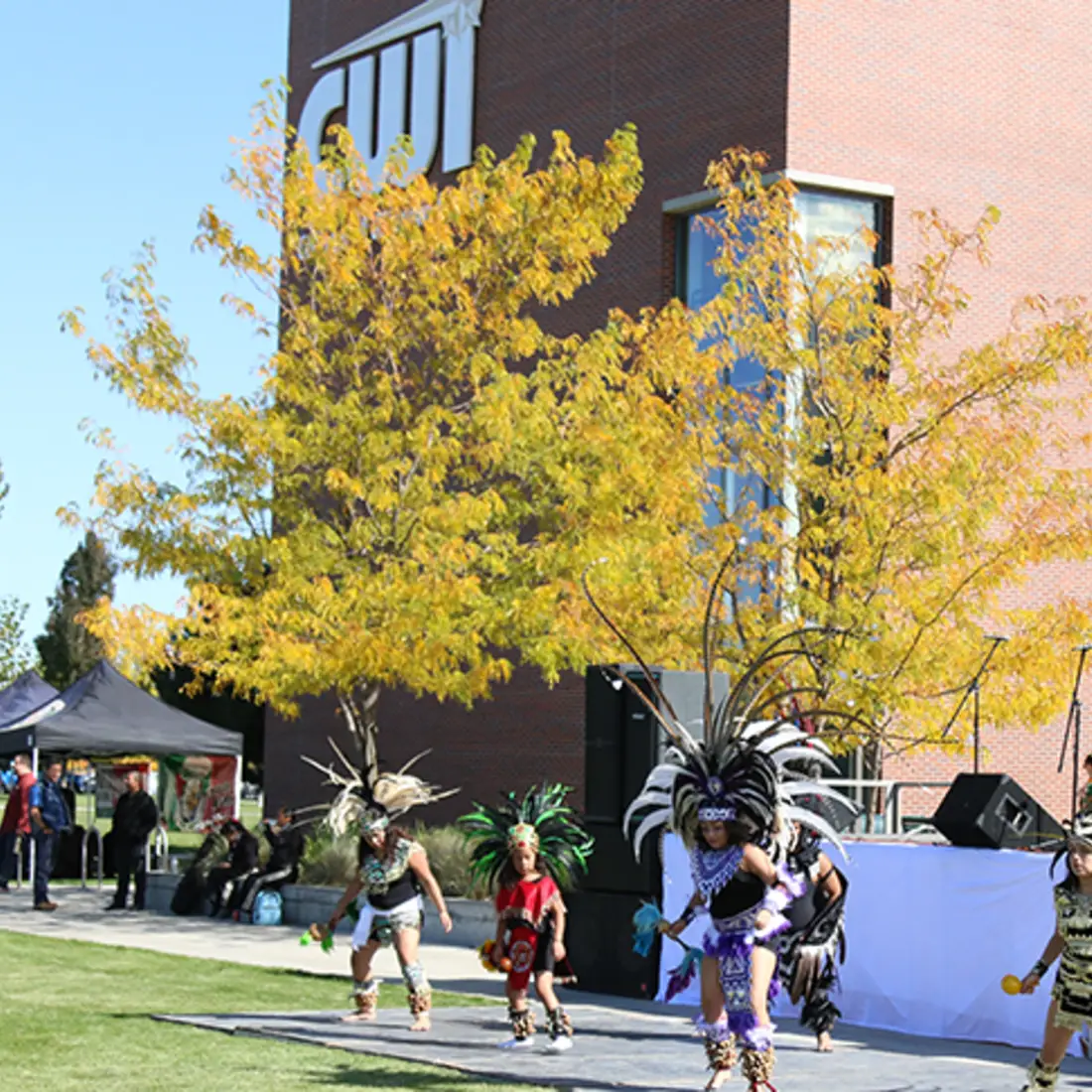 Event in front of the Nampa Campus Academic Building