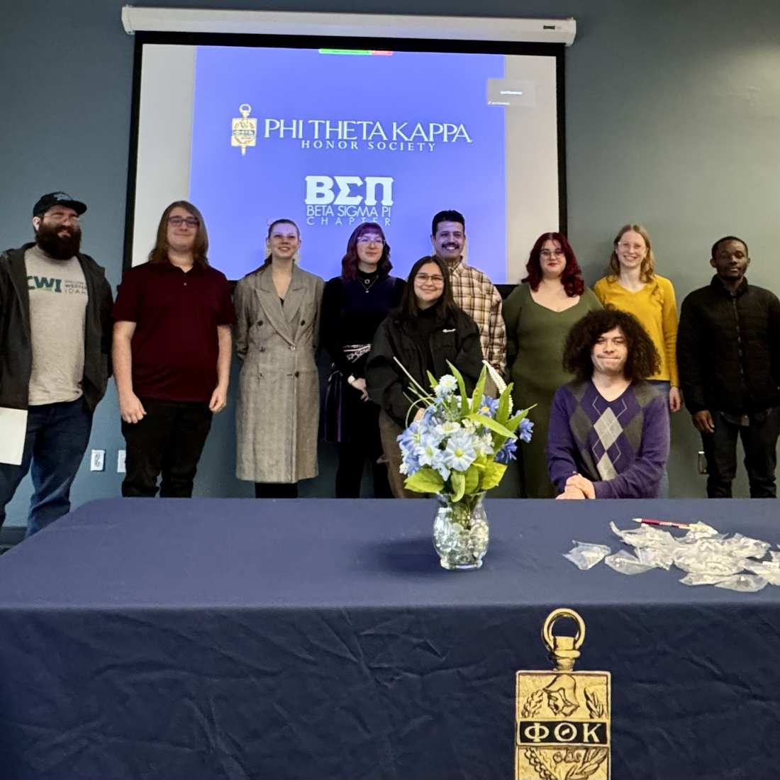 A group of students. 