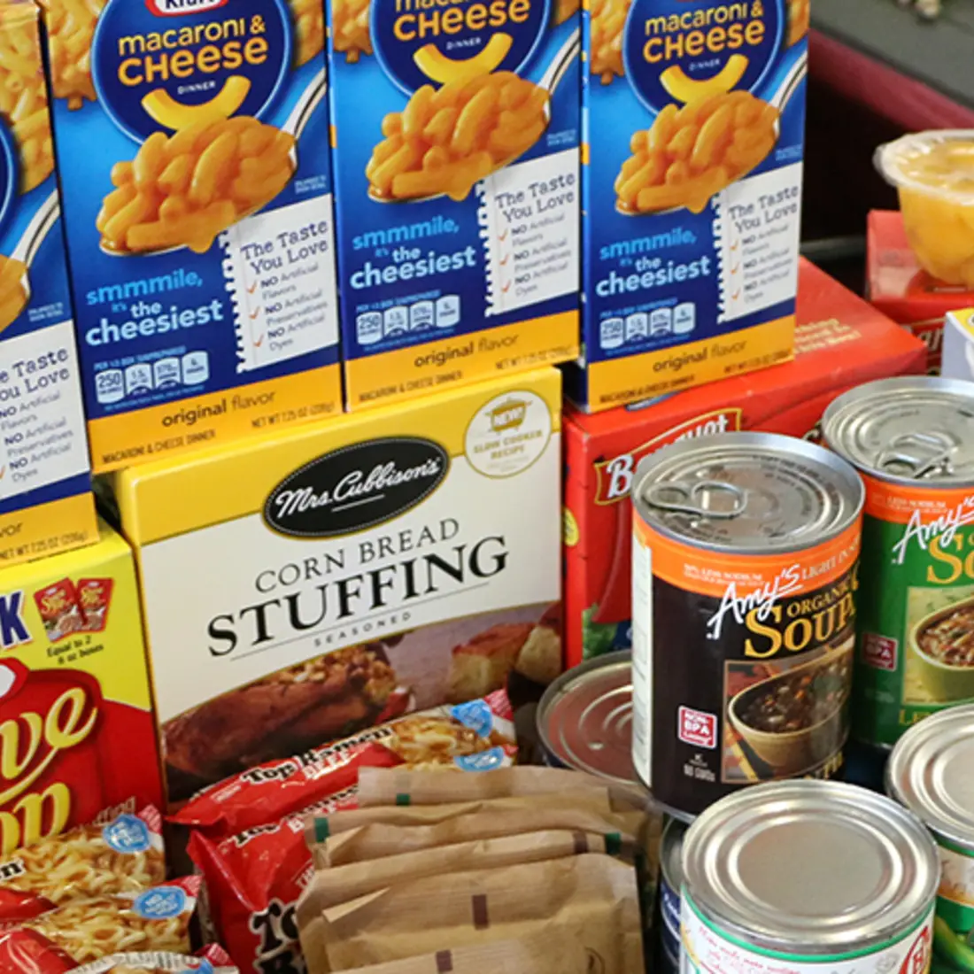 Donate to the Food for Thought Pantry.