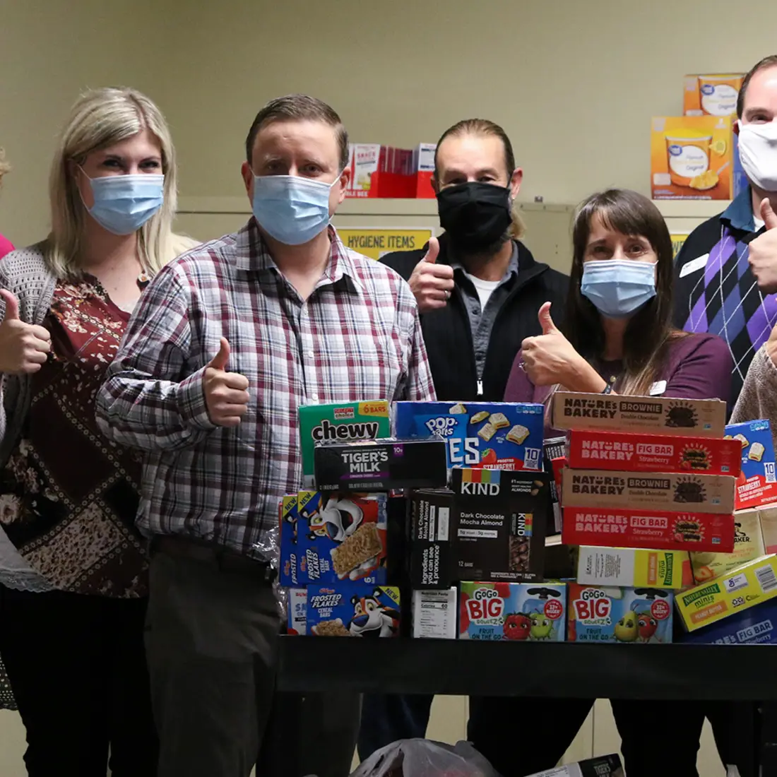 CWI Food Pantries Receive Donation from Homes of Idaho