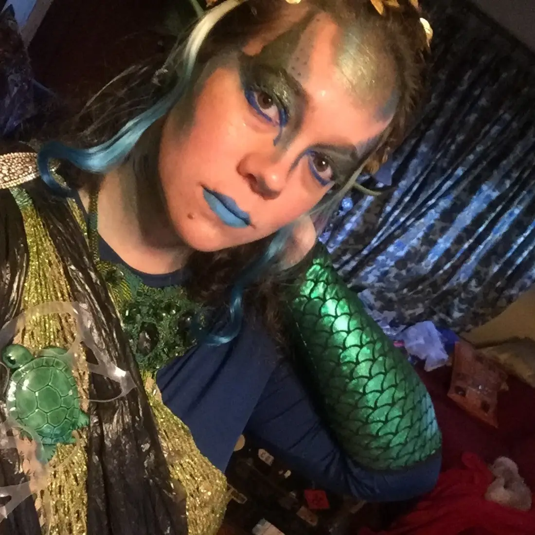 Best overall costume winner, Rebecca Flock