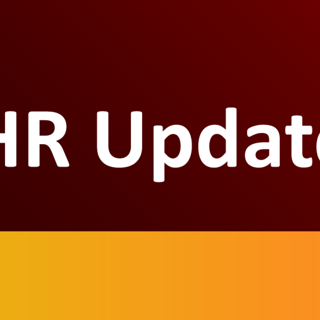 HR Update