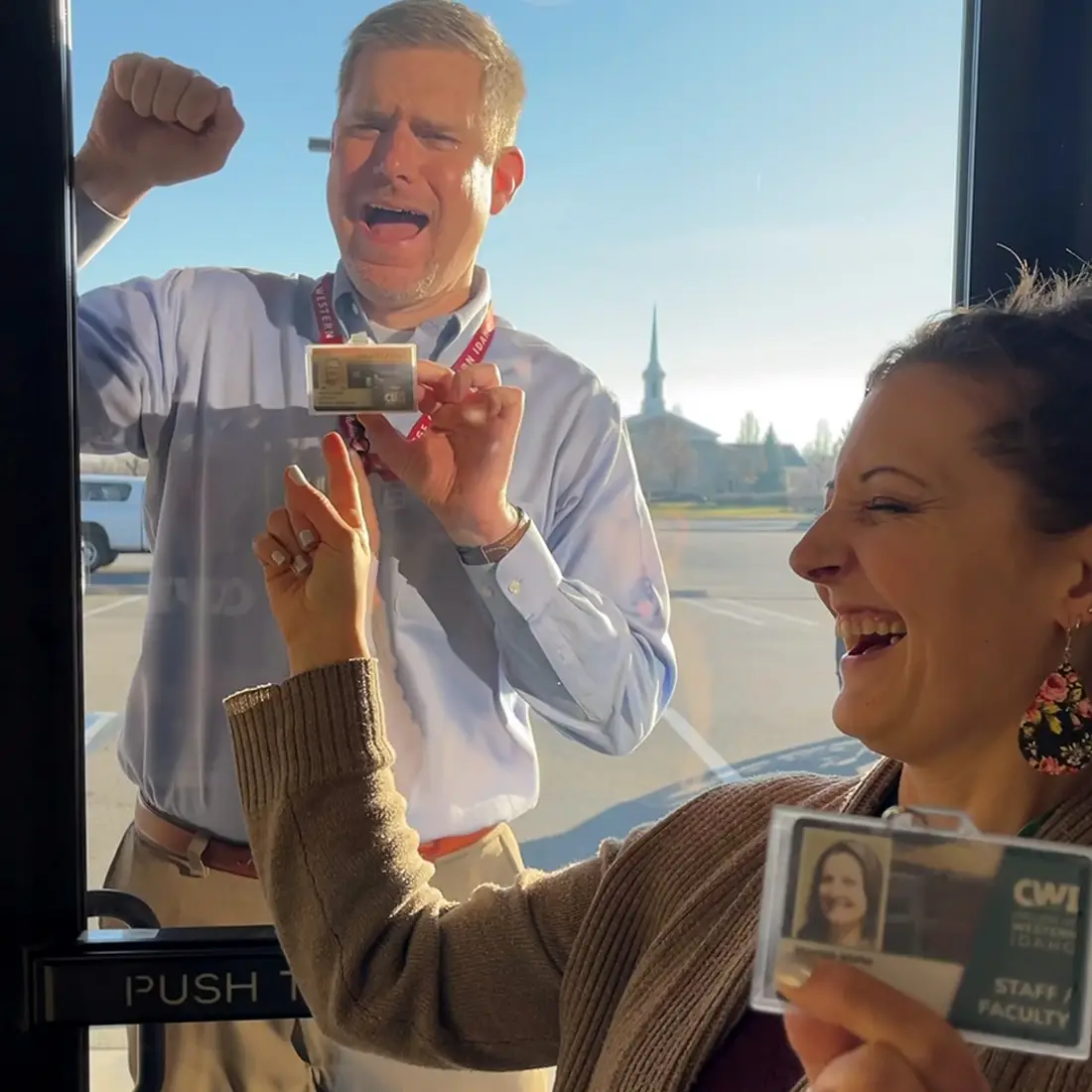 CWI employee locked out of the building due to failure to update ID card in time