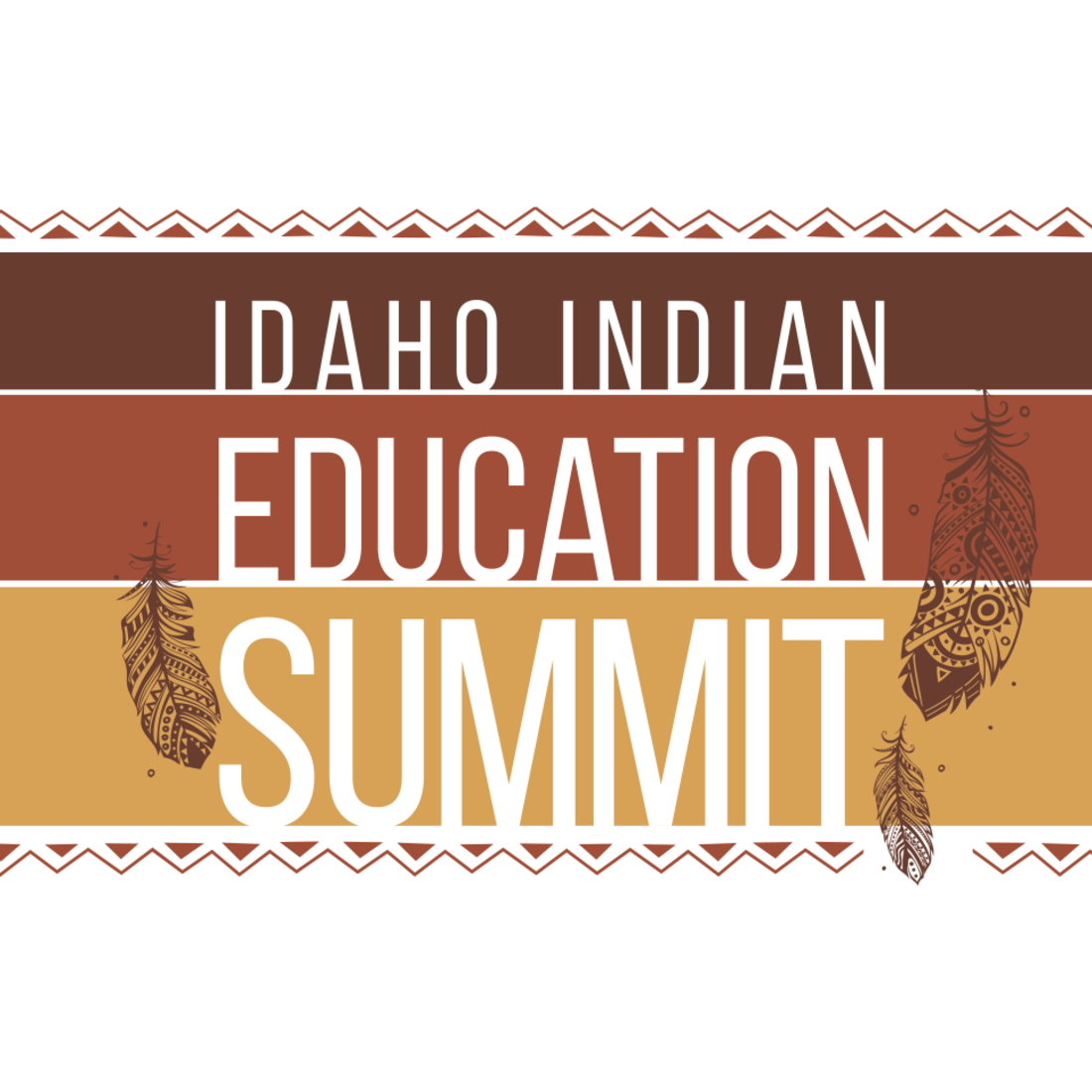 A graphic that reads, "Idaho Indian Education Summit."