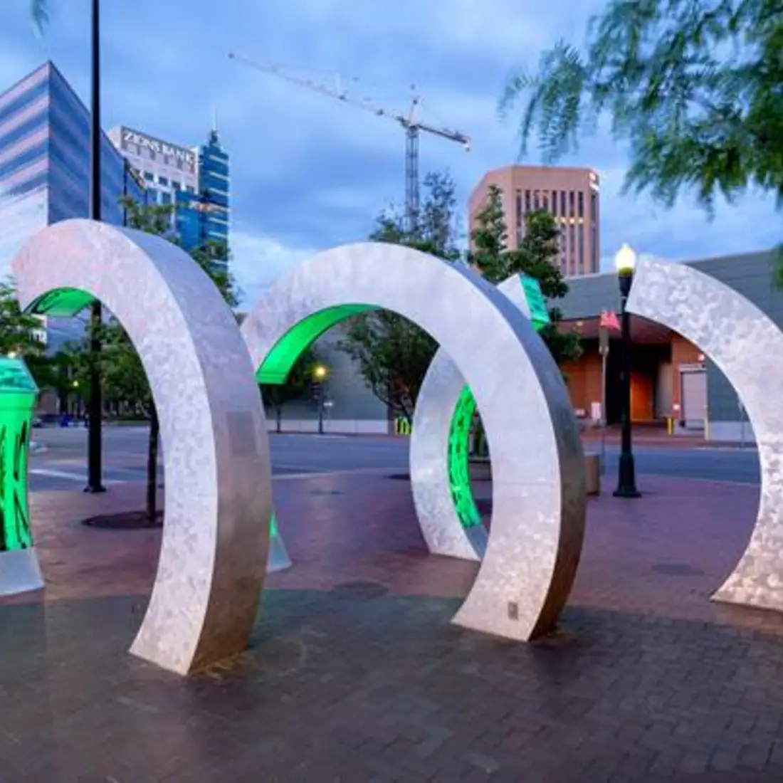 "Grove Street Illuminated and Boise Canal" by Amy Westover