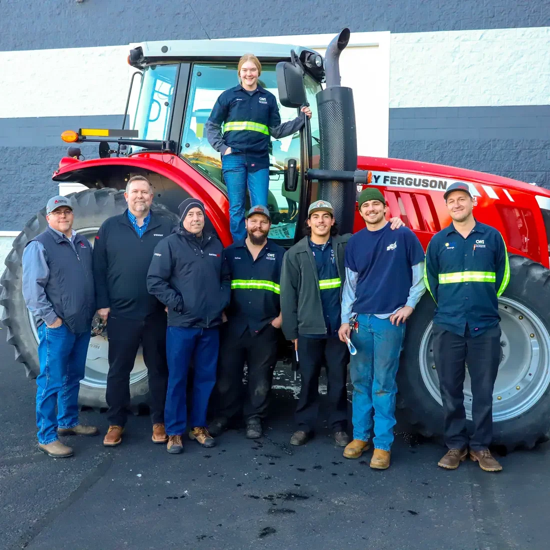 Donated tractor