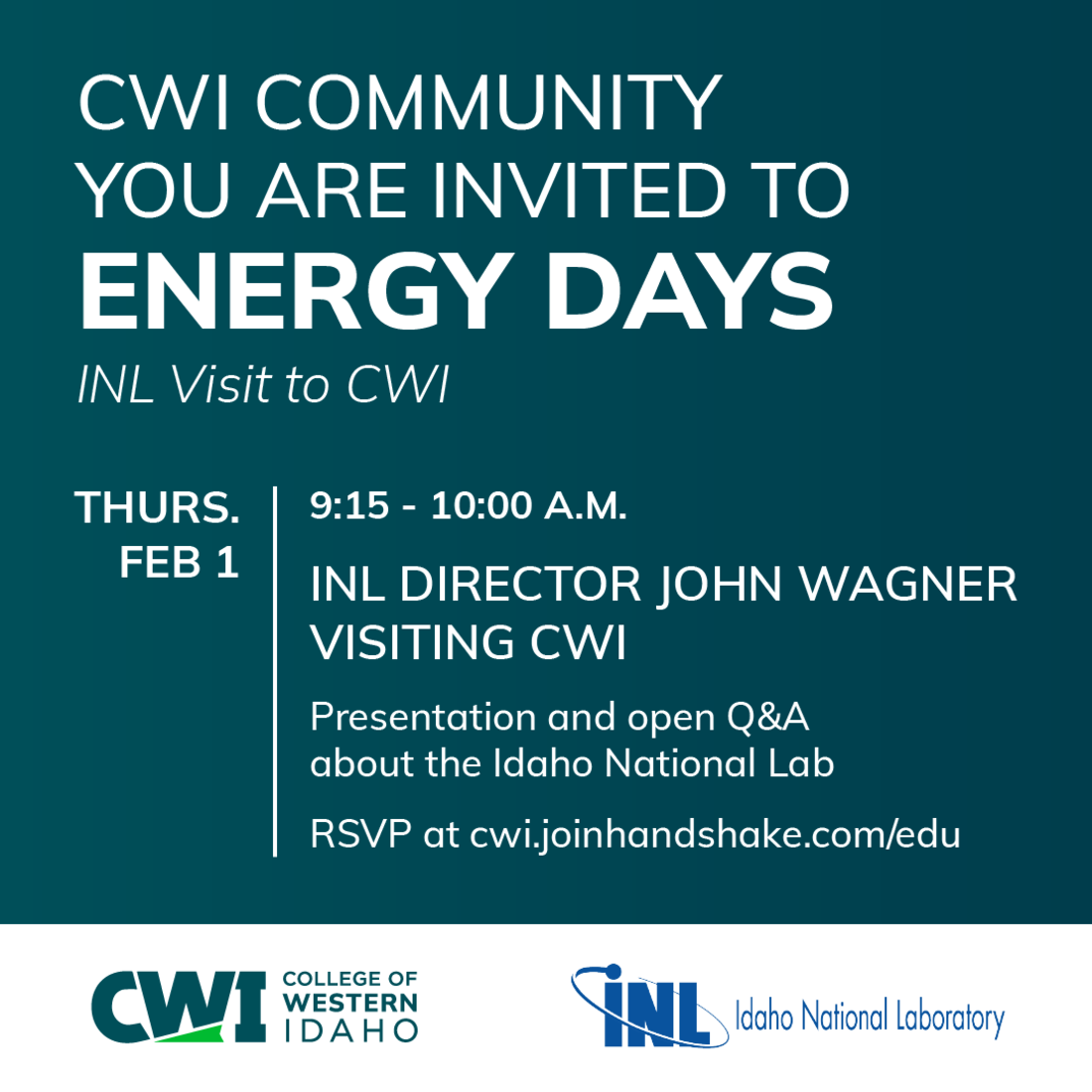 INL Visiting CWI