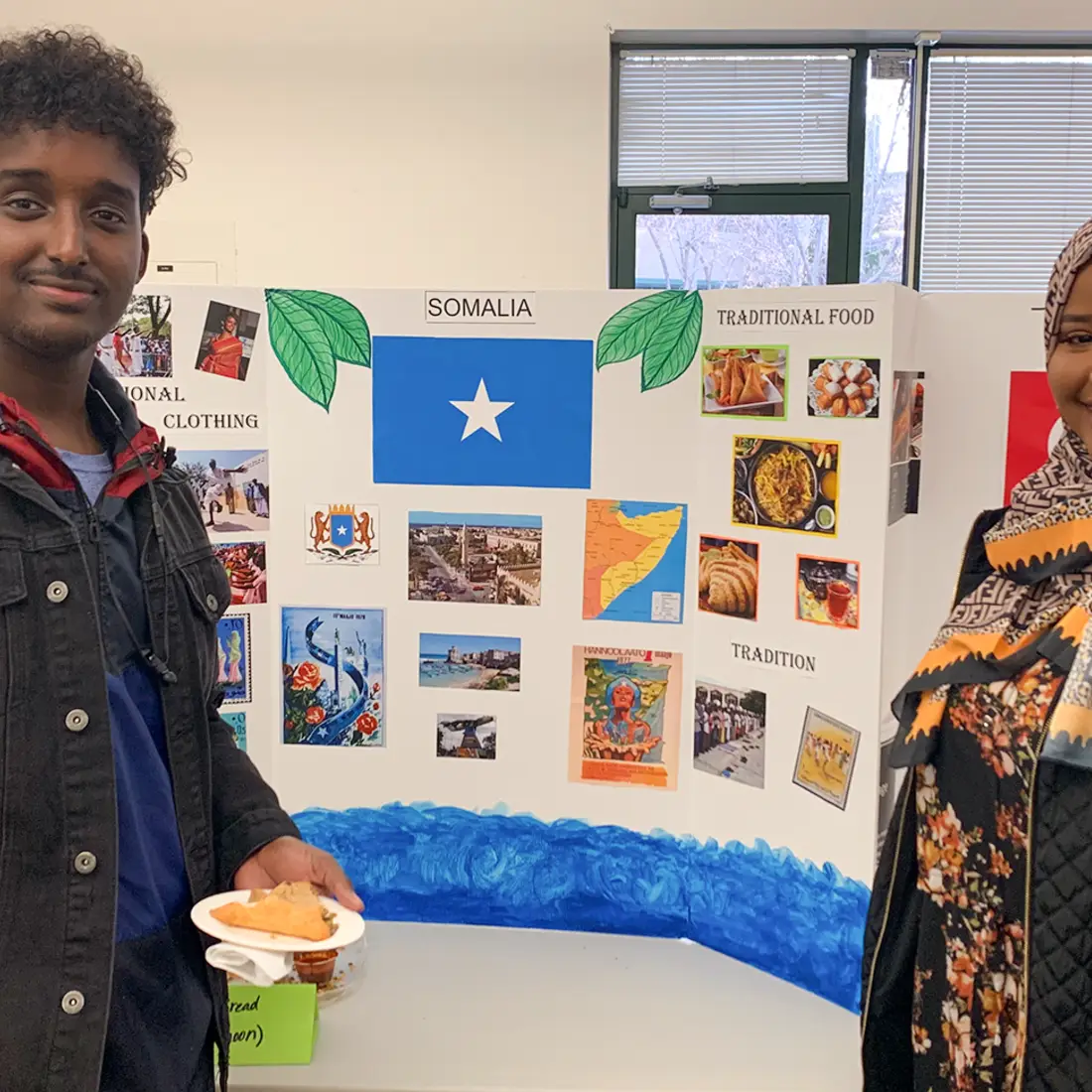 Students taking part in a Cultural Meet and Greet hosted by CWI's International Club