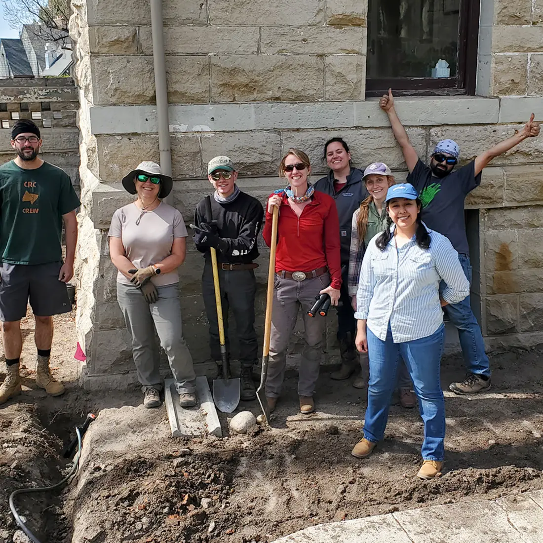 College of Western Idaho's Landscape Maintenance: Irrigation class installing irrigation