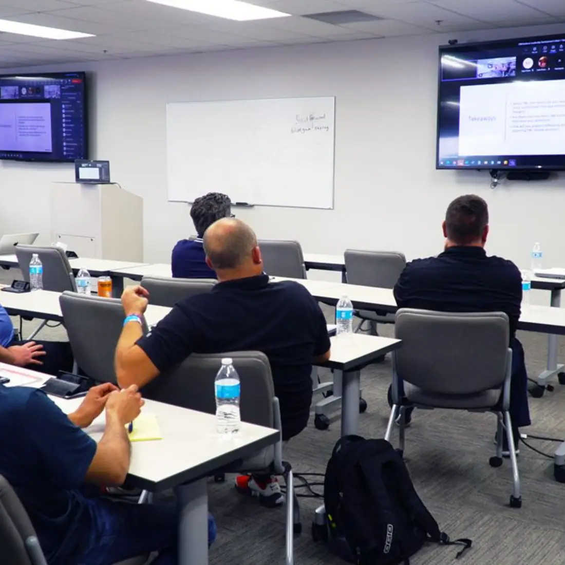 Jacksons Food Stores employees attend a College of Western Idaho workforce training program at the company’s headquarters.