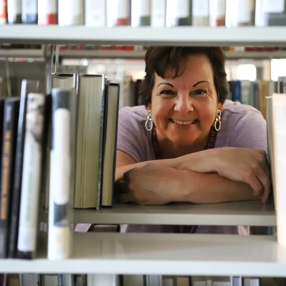 Joan Smith, Senior Library Assistant in the CWI Library