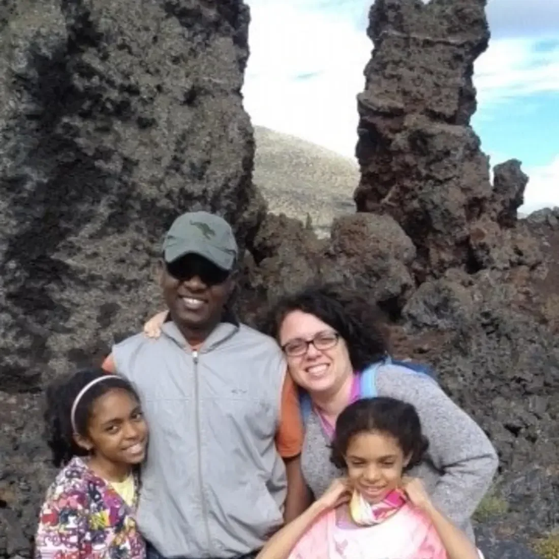 Juanita with her family