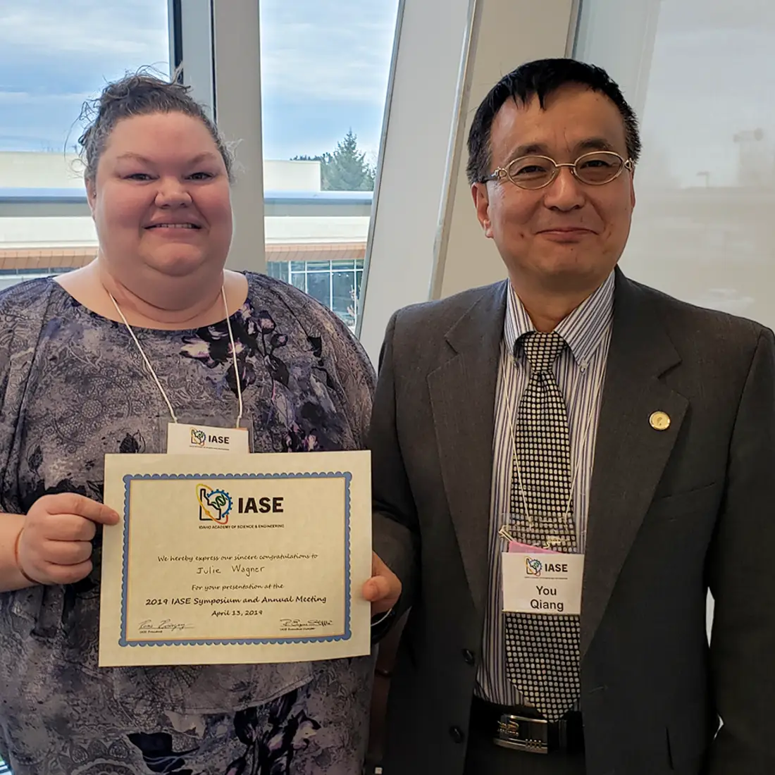 Julie Wagner and You Qiang