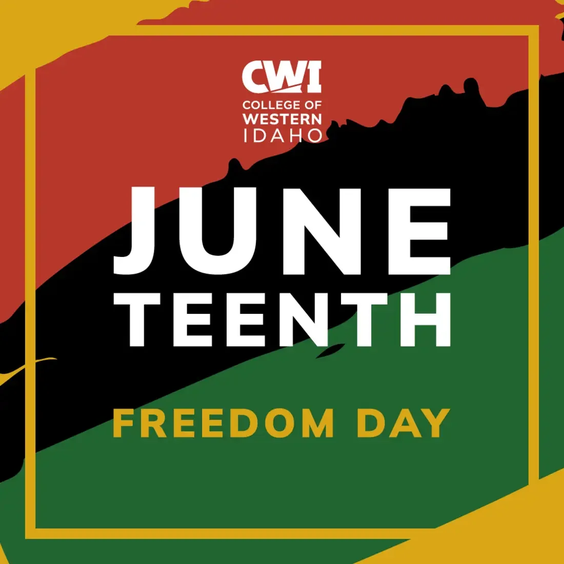 Juneteenth Freedom Day graphic
