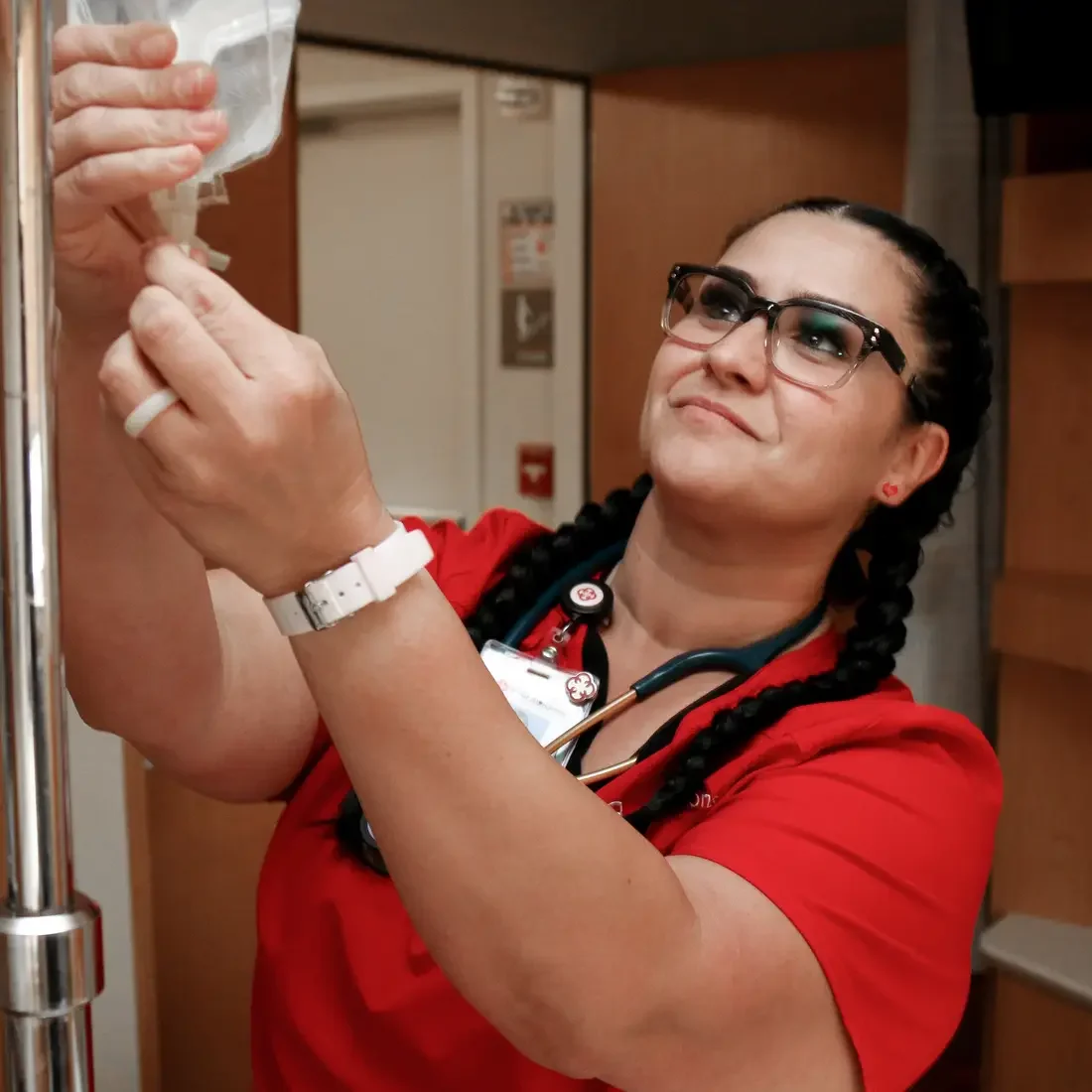 Kellie Barnes graduated from College of Western Idaho’s Nursing program in May and works at Saint Alphonsus Health System in Boise.