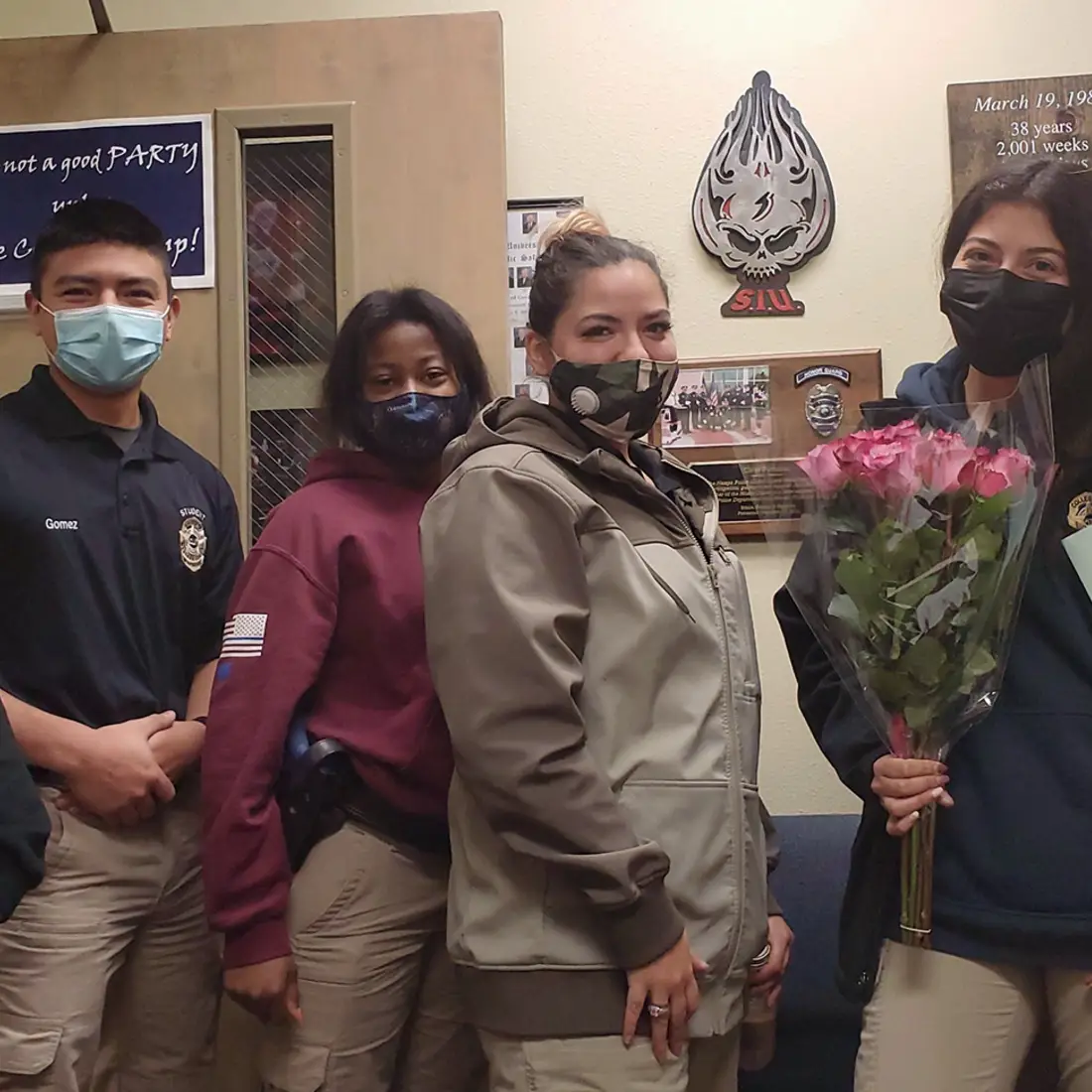 Members of Class 9 of CWI's Law Enforcement program