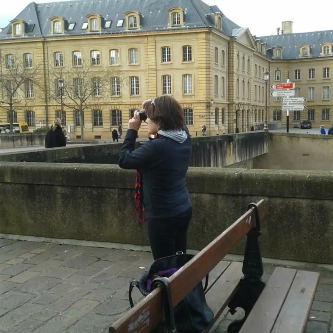 Megan Carter, taking pictures in the city