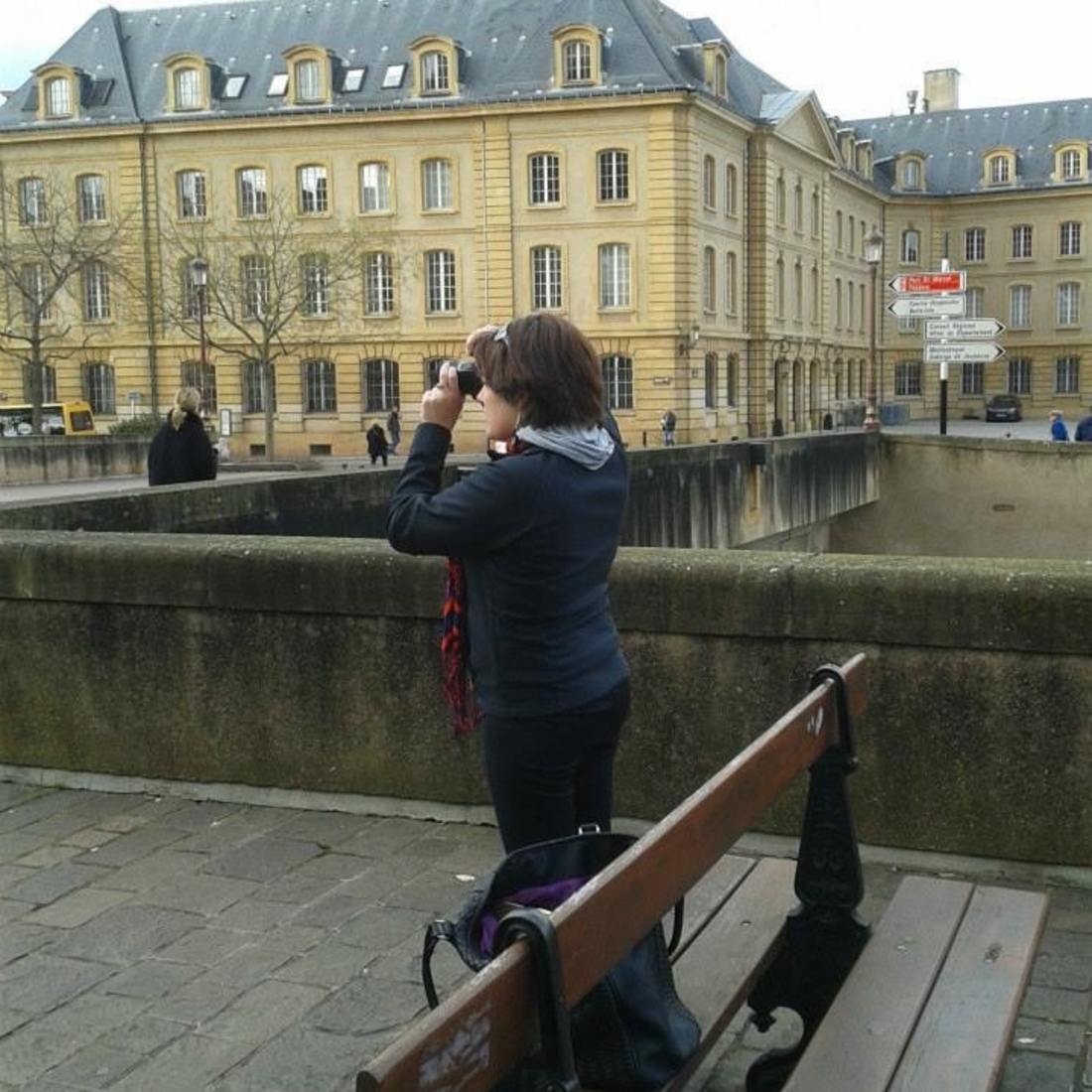 Megan Carter, taking pictures in the city