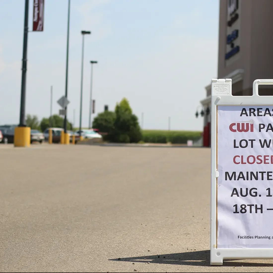 Nampa Campus Micron Center for Professional Technical Education parking lot