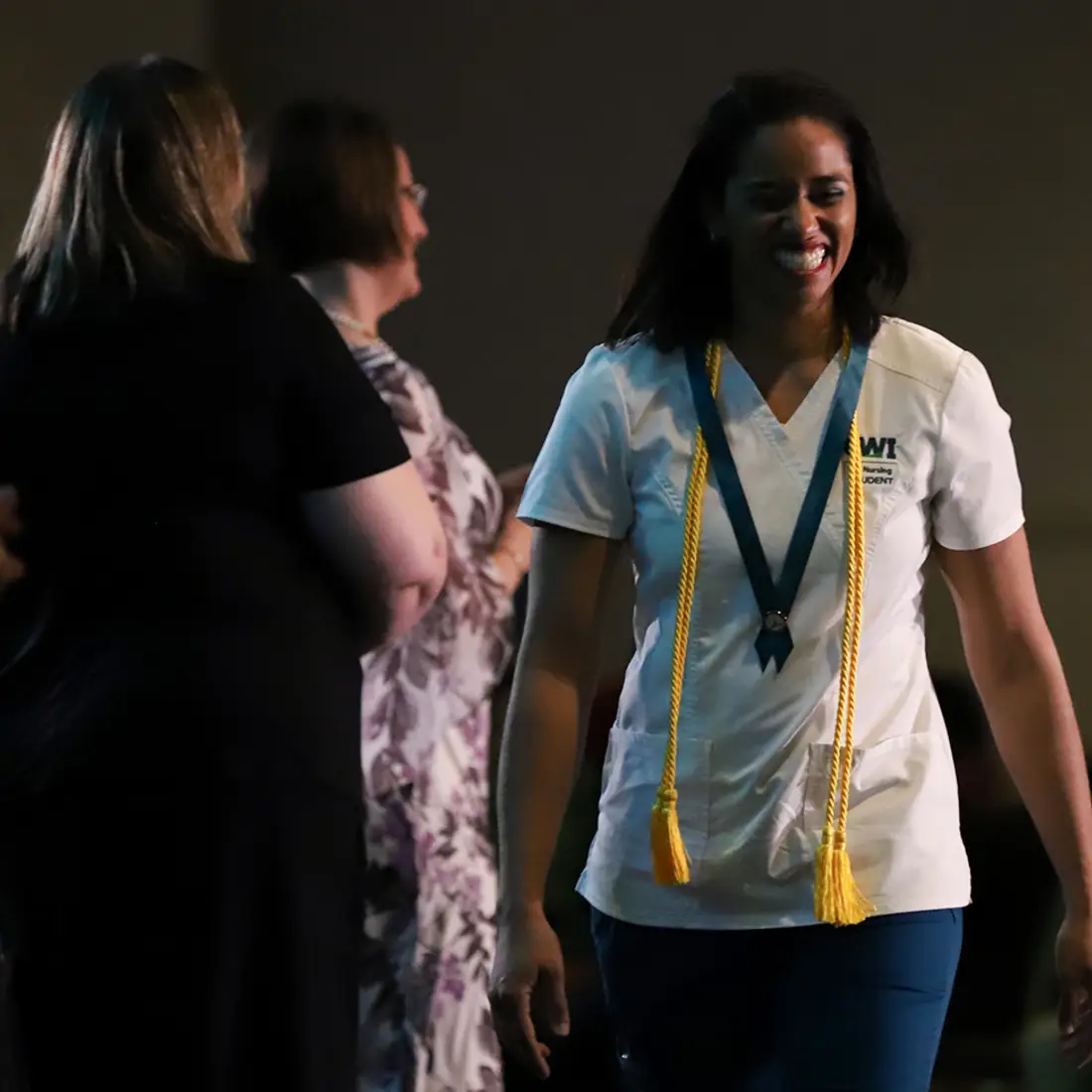 Professional Nursing student at pinning ceremony