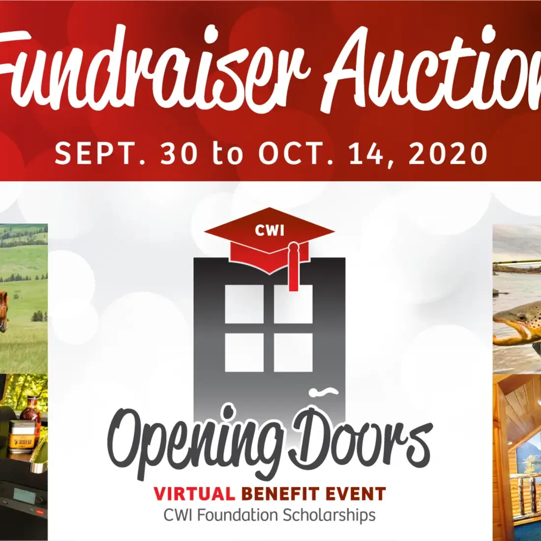 Opening Doors Virtual Benefit Event Fundraiser Auction Sept. 30 - Oct. 14