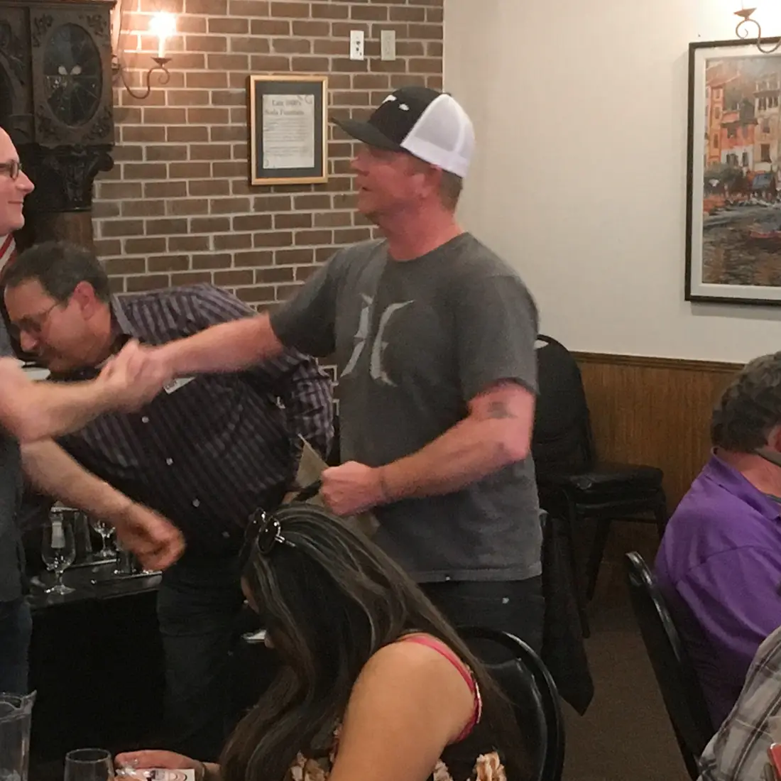Plumbing students celebrate graduation at dinner held in their honor