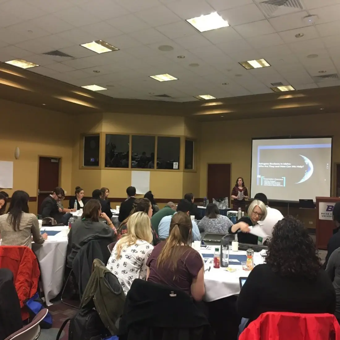 Katie Price, and Erica Compton presenting at the Inclusion, Diversity, Equity, and Access