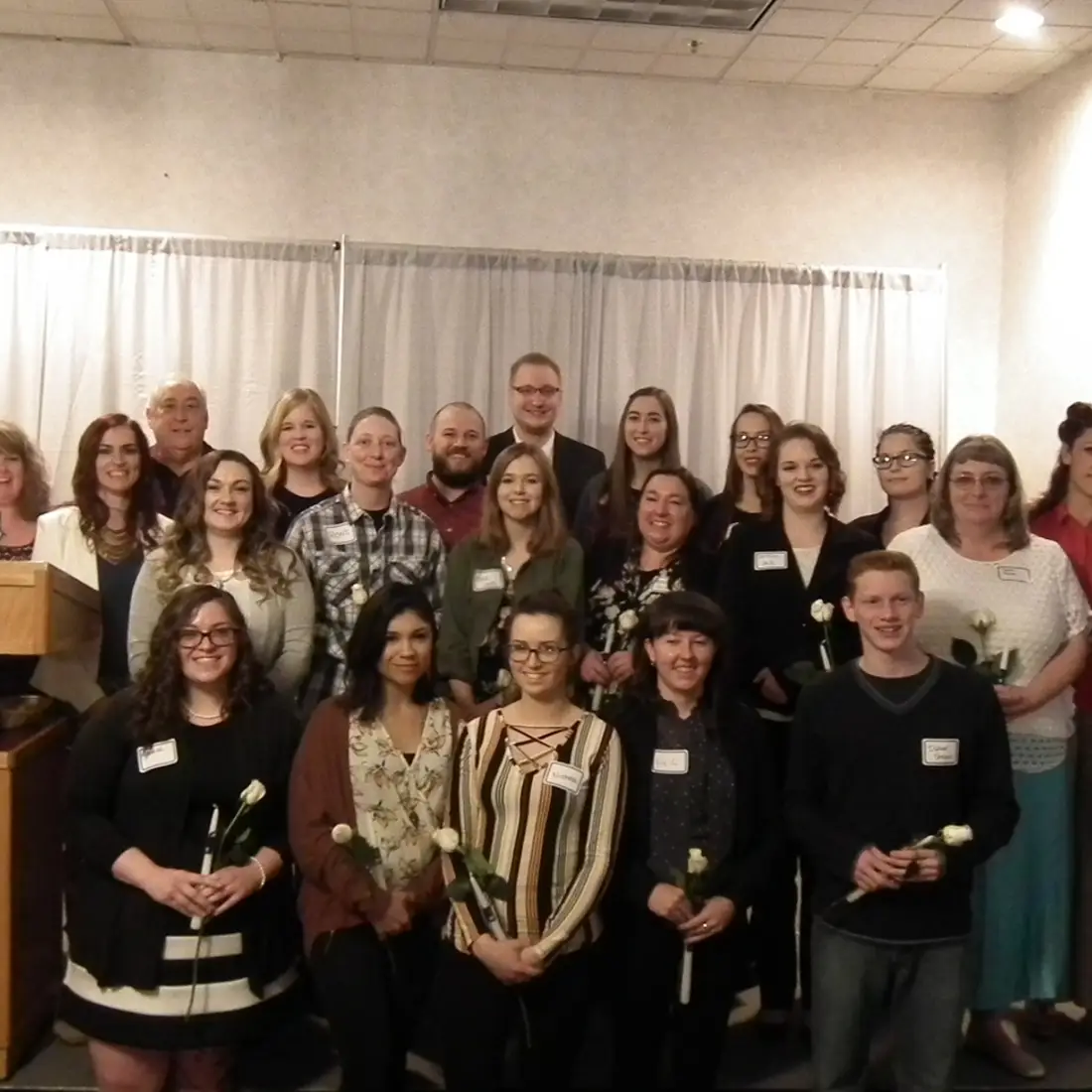 PTK Honor Society welcomes new members during spring induction ceremony.