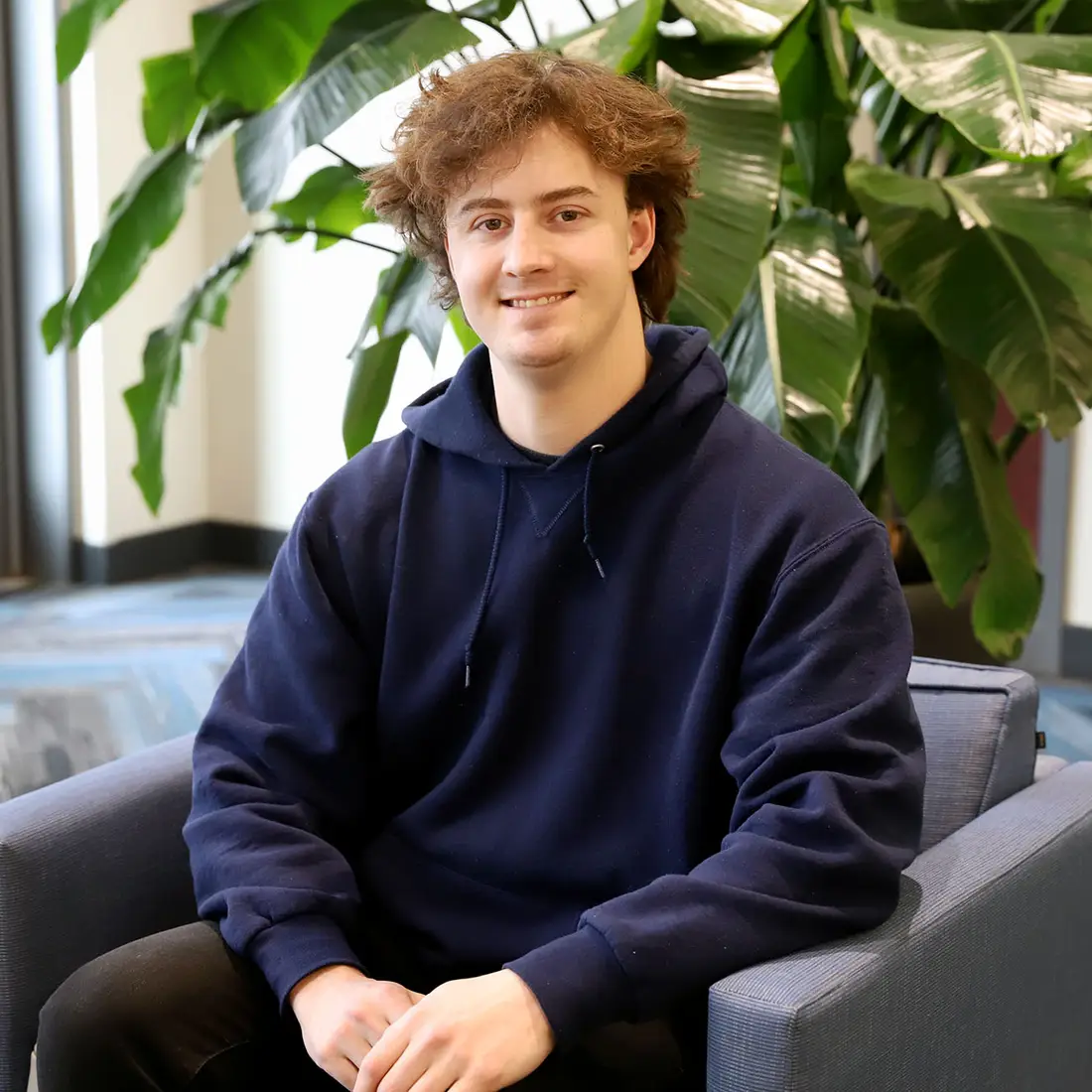 A student from the College of Western Idaho poses for a portrait.