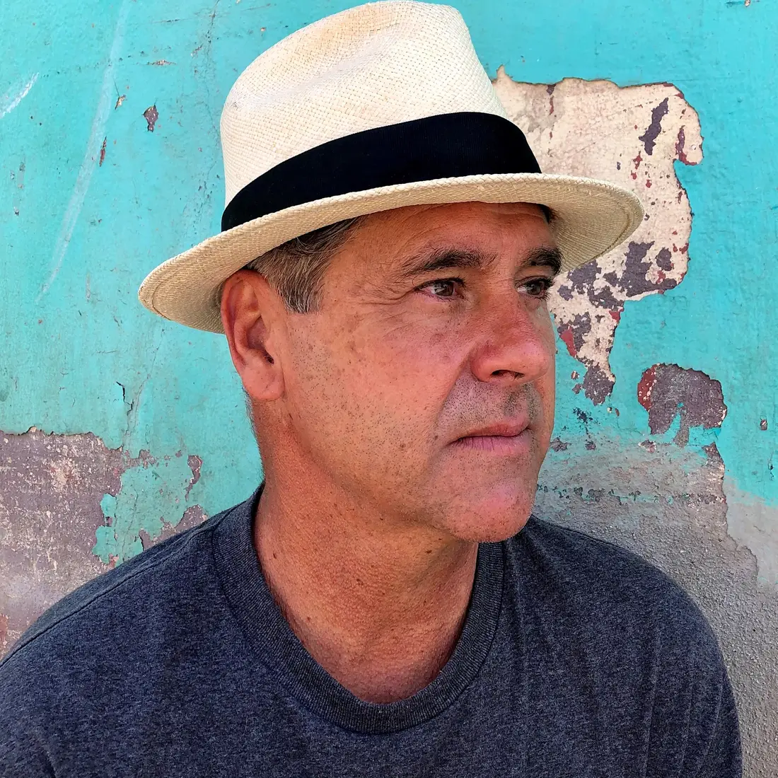 A portrait of artist Sandow Birk.