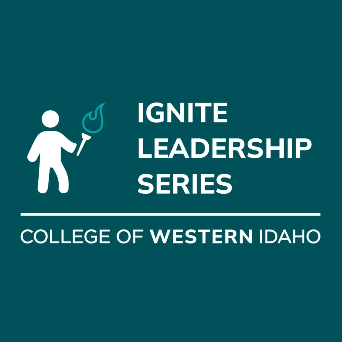 A graphic for the "Ignite Leadership Series"