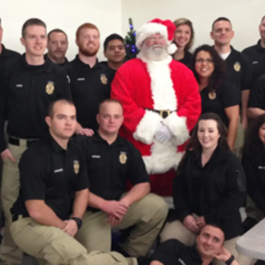 Law Enforcement Program and Criminal Justice Club with Santa