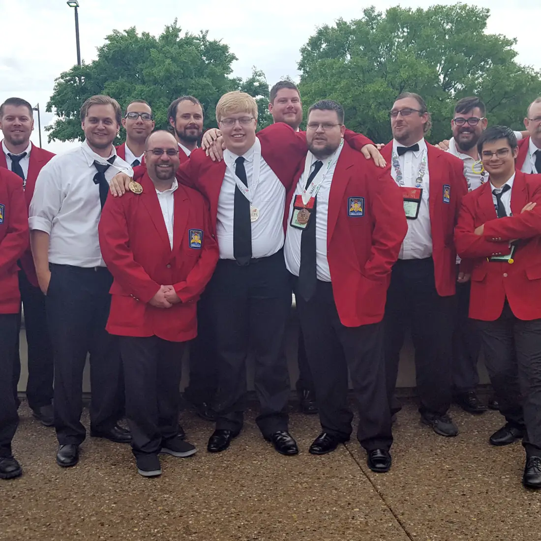 Thirteen SkillsUSA students at competition