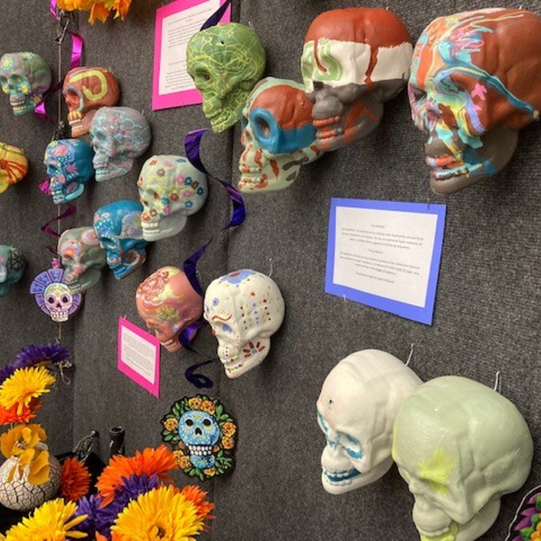 Spanish Class Celebrates Día de los Muertos