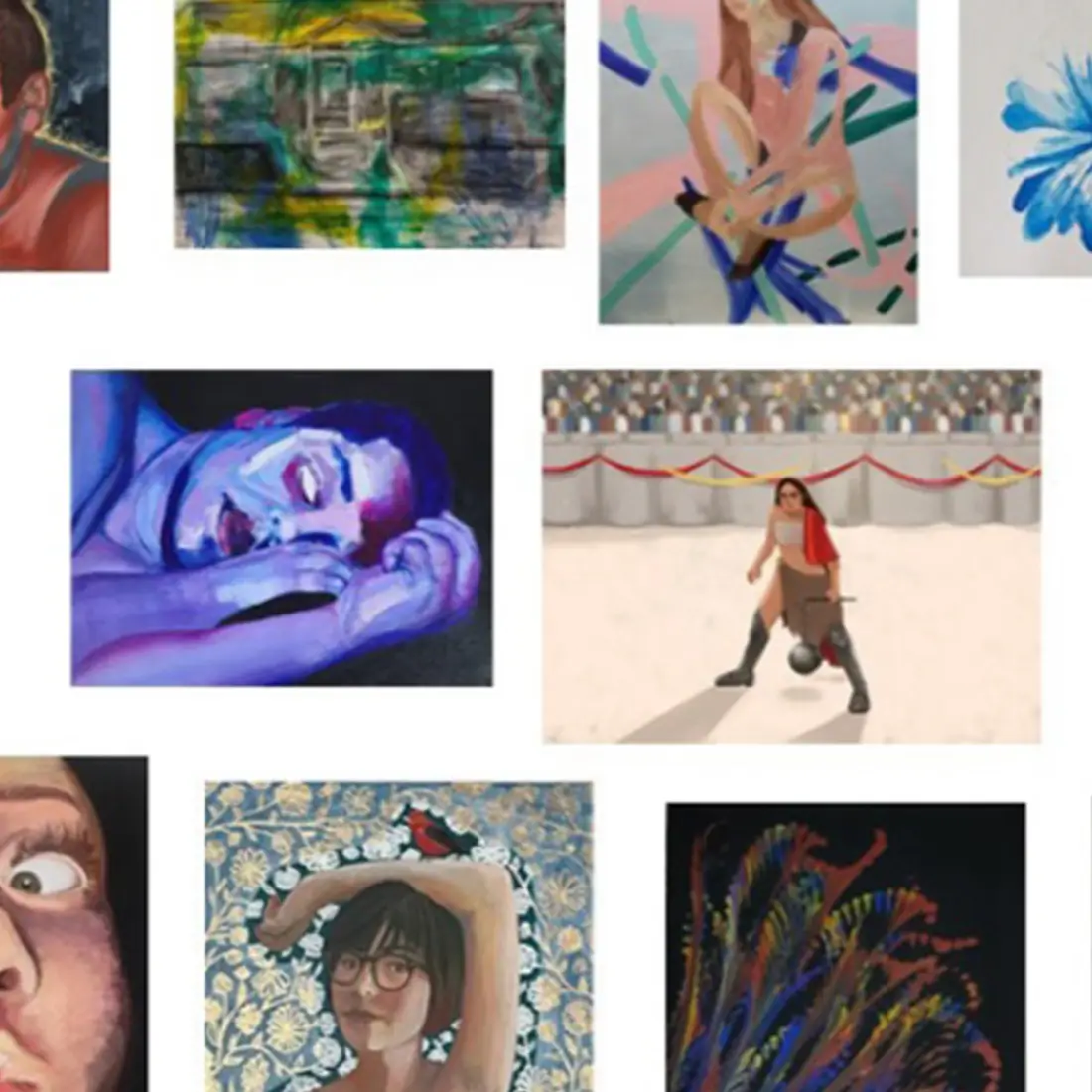 Artwork from 2021 Studio Art graduates