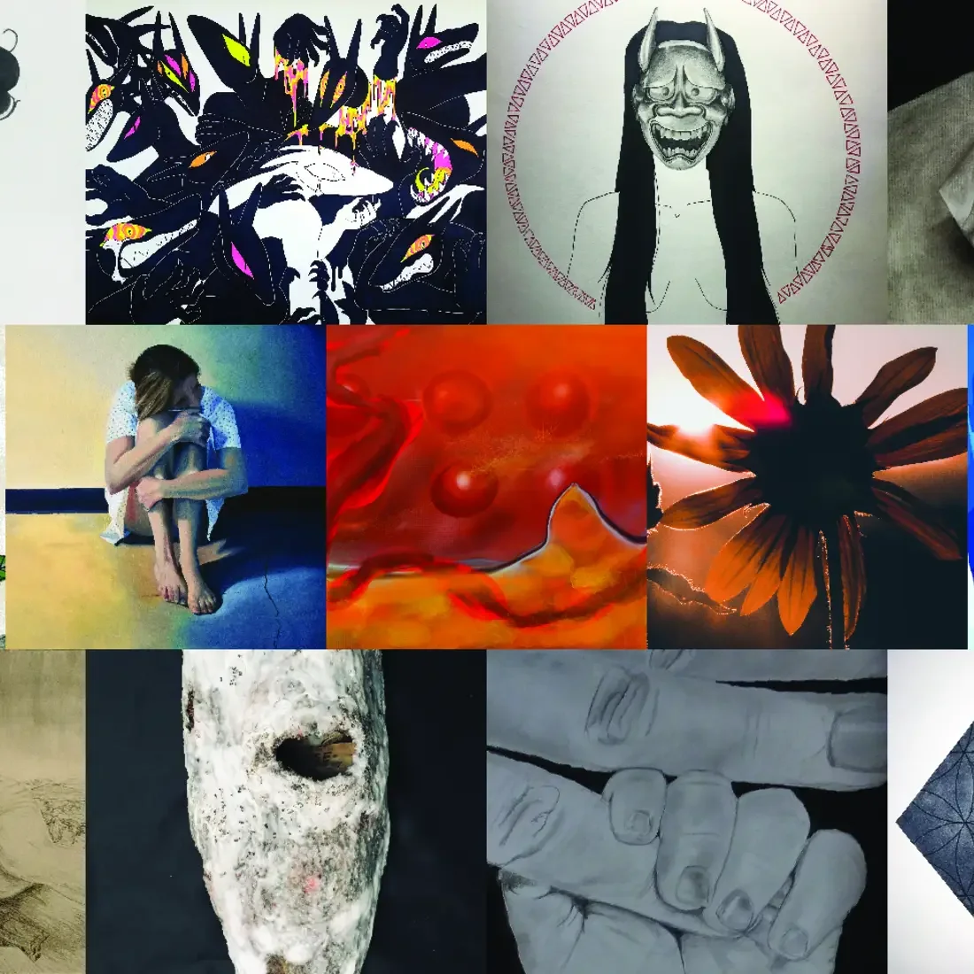 Artwork from CWI's 2019 Studio Art graduates