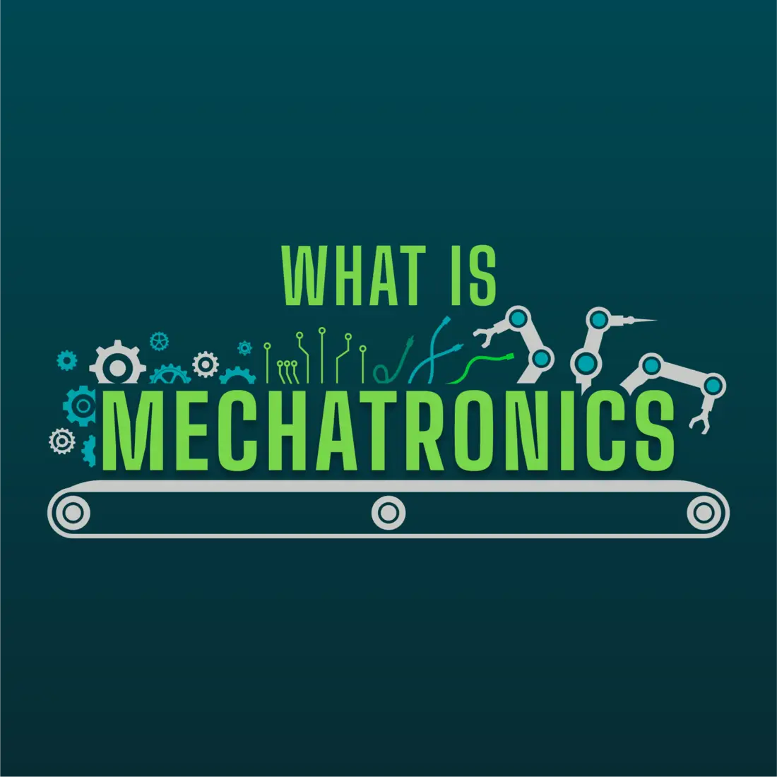Text that reads "What is Mechatronics?"