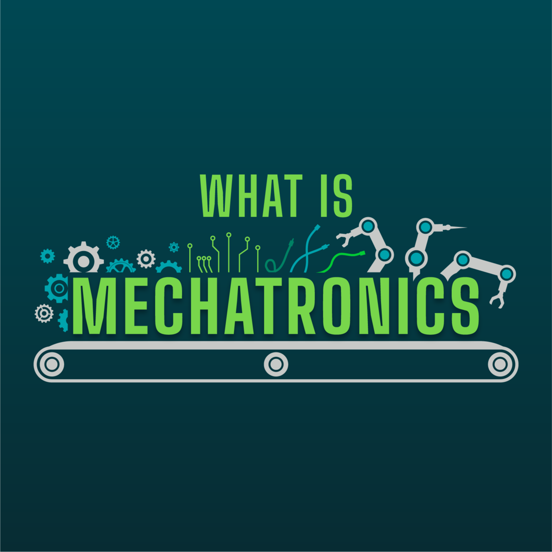 Text that reads "What is Mechatronics?"