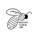 bee outline with the words Biology Club at CWI
