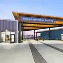Exterior shot of the Simplot Agriculture Building