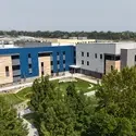 Aerial shot of Norco Health and Science Building