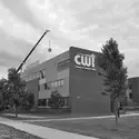 Previous CWI logo on Nampa Campus Academic Building