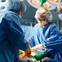 Surgical Technology students in the lab