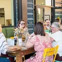 People sitting at a table