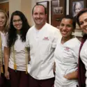 Group of Nursing Students Celebrating at Pinning Ceremony