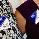 Registered to vote stickers